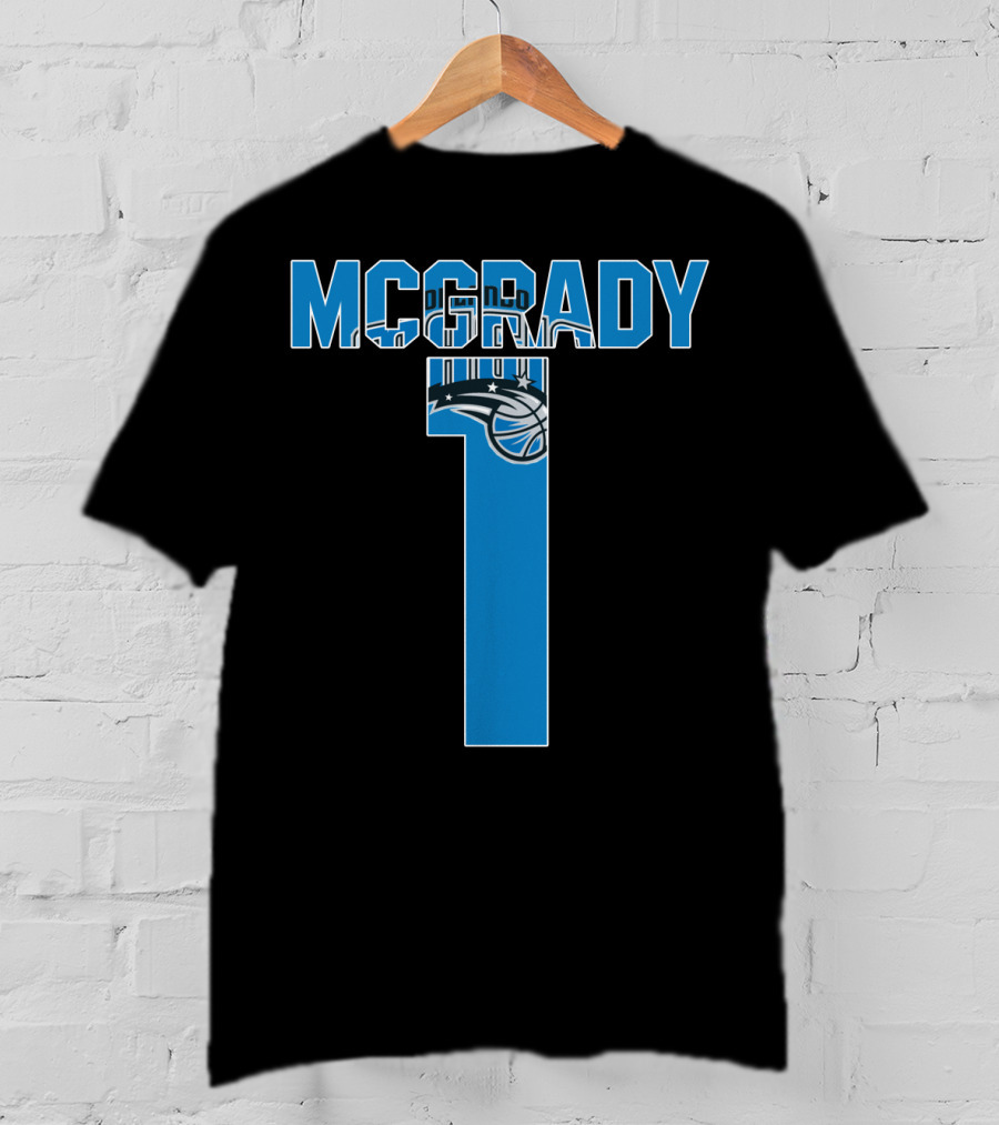 Orlando Magic Tracy Mcgrady Number One Nba Mcgrady 1 T-Shirt