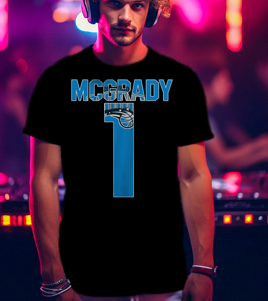 Orlando Magic Tracy Mcgrady Number One Nba Mcgrady 1 T-Shirt