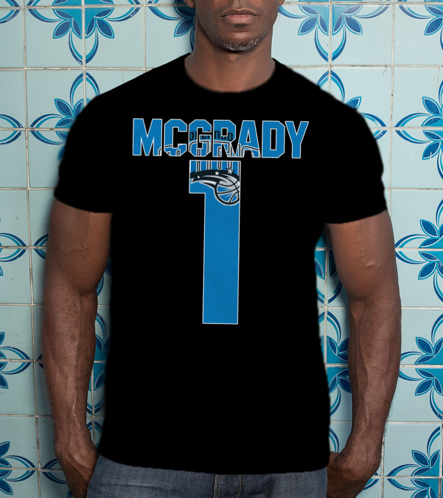 Orlando Magic Tracy Mcgrady Number One Nba Mcgrady 1 T-Shirt