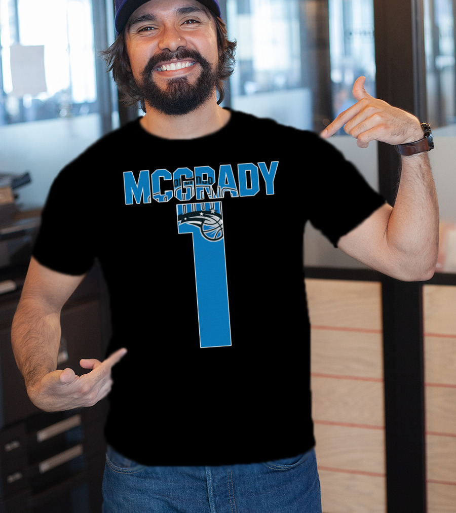 Orlando Magic Tracy Mcgrady Number One Nba Mcgrady 1 T-Shirt