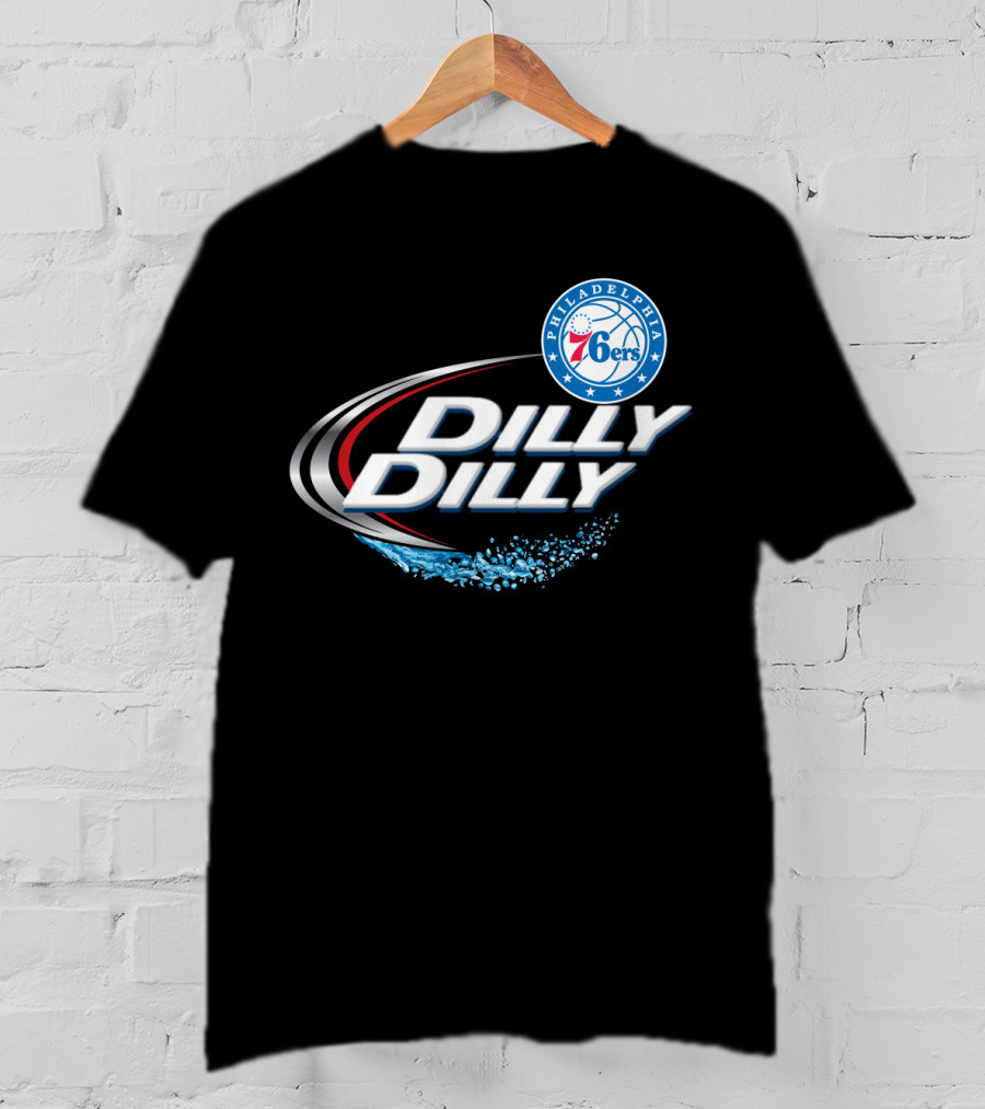Philadelphia 76ers Dilly Dilly Splash Fans T-Shirt