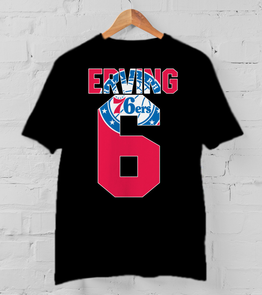 Philadelphia 76ers Erving 6 Nba T-Shirt