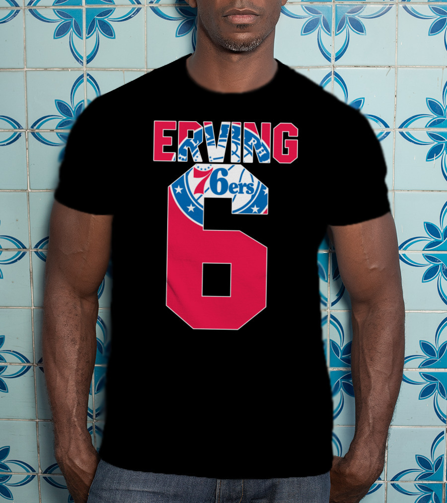 Philadelphia 76ers Erving 6 Nba T-Shirt