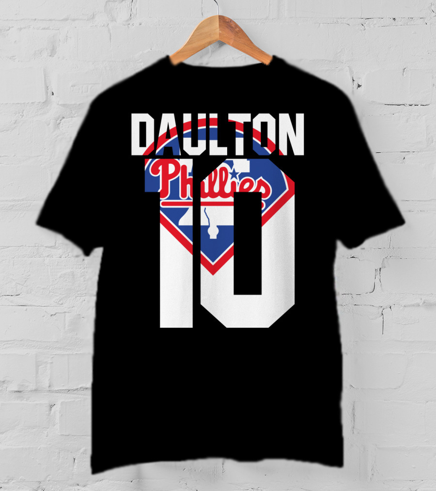 Philadelphia Phillies Daulton 10 Baseball T-Shirt