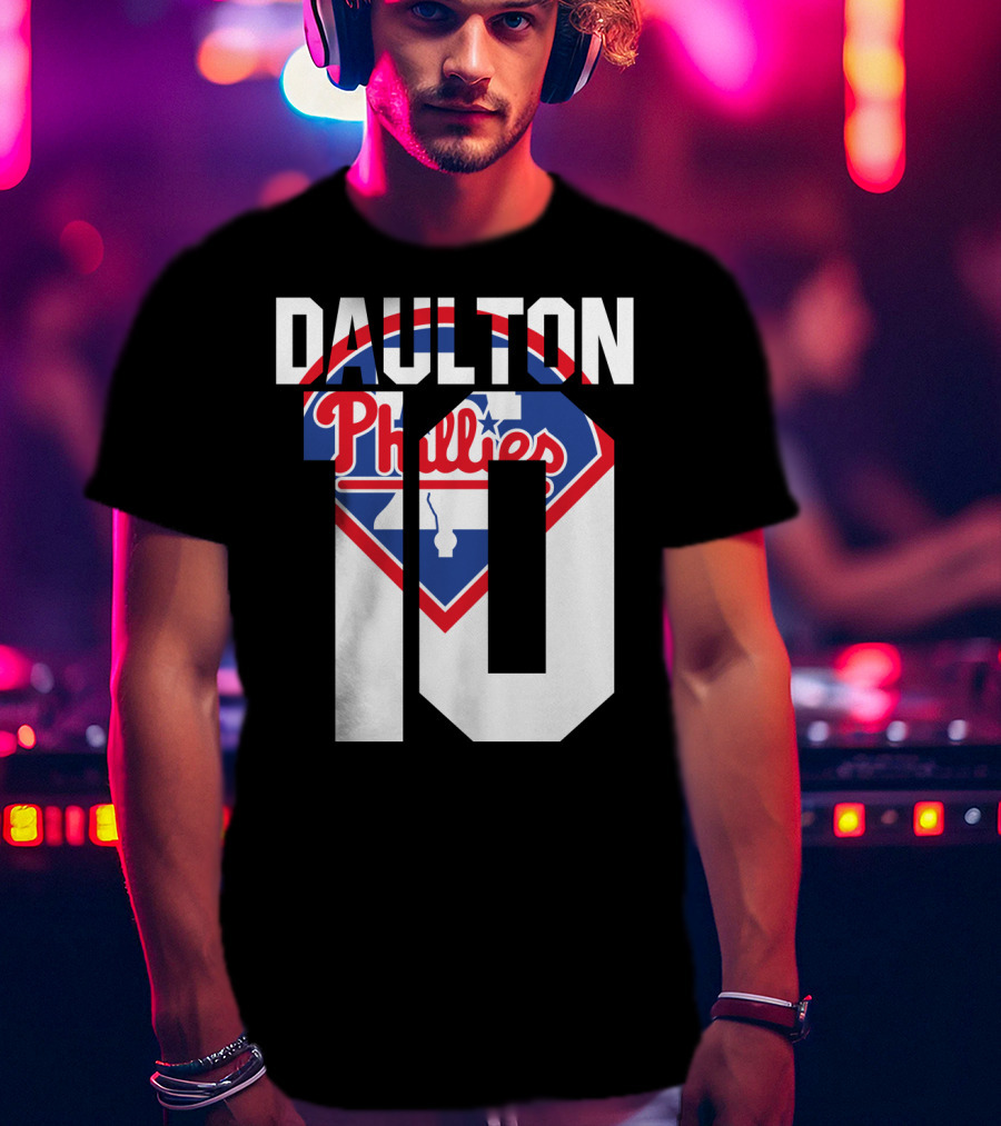 Philadelphia Phillies Daulton 10 Baseball T-Shirt