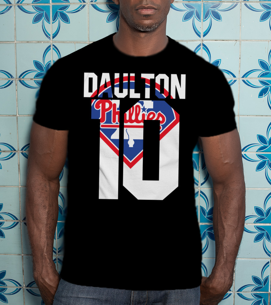 Philadelphia Phillies Daulton 10 Baseball T-Shirt