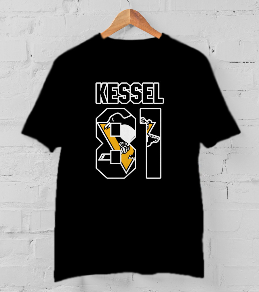 Kessel 81 Pittsburgh Penguins NHL Hockey Player Graphic With Team T-Shirt