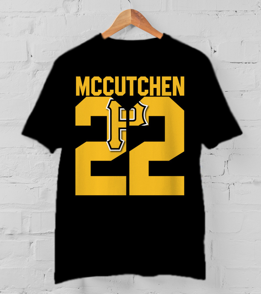 Pittsburgh Pirates Andrew McCutchen 22 Jersey Team Spirit T-Shirt