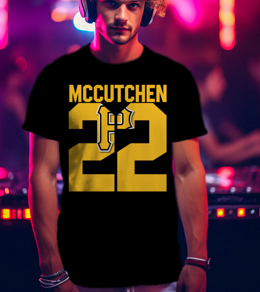 Pittsburgh Pirates Andrew McCutchen 22 Jersey Team Spirit T-Shirt