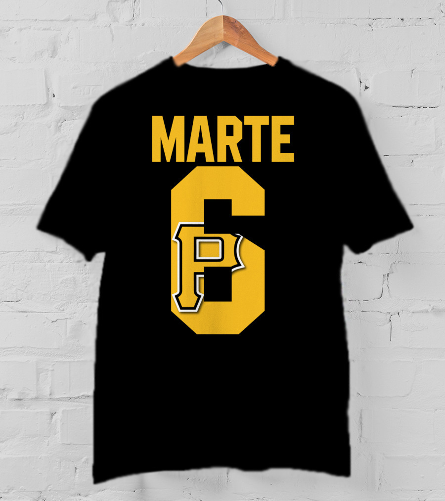 Pittsburgh Pirates Marte Number 6 P T-Shirt