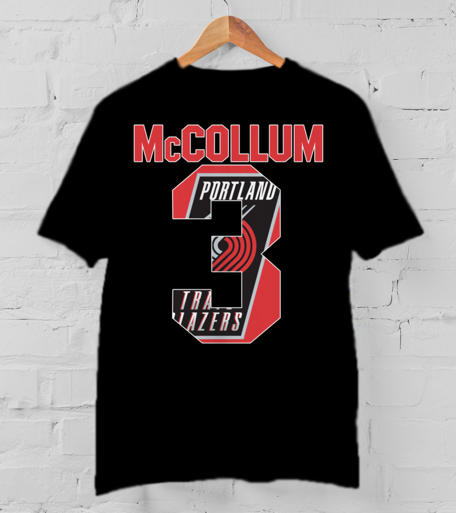 Portland Trail Blazers Mccollum 3 Nba T-Shirt