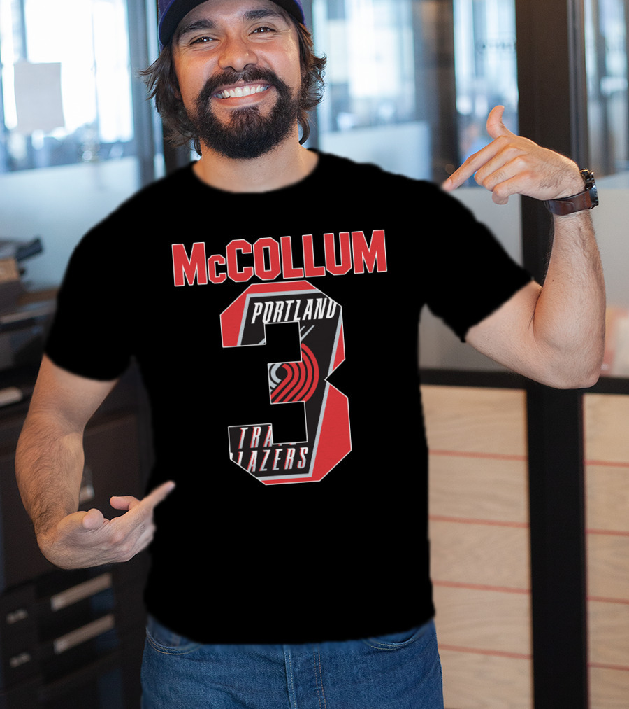 Portland Trail Blazers Mccollum 3 Nba T-Shirt