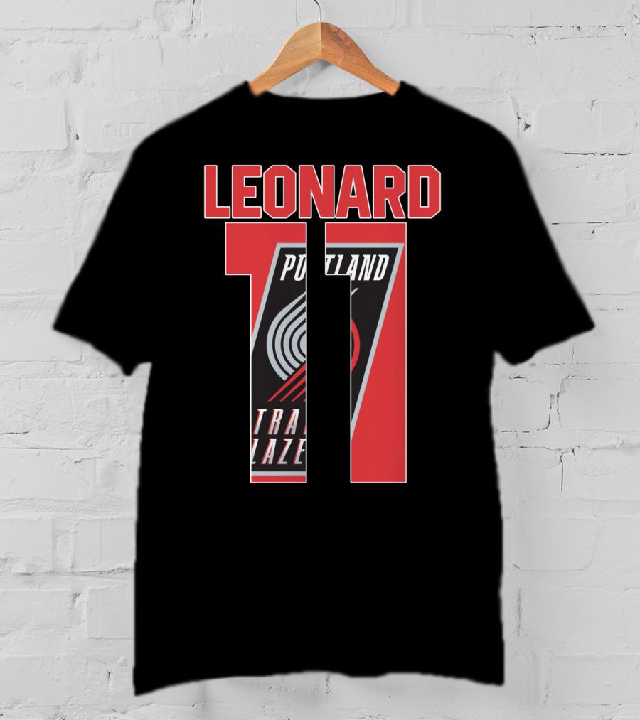 Leonard 11 Portland Trail Blazers Nba T-Shirt