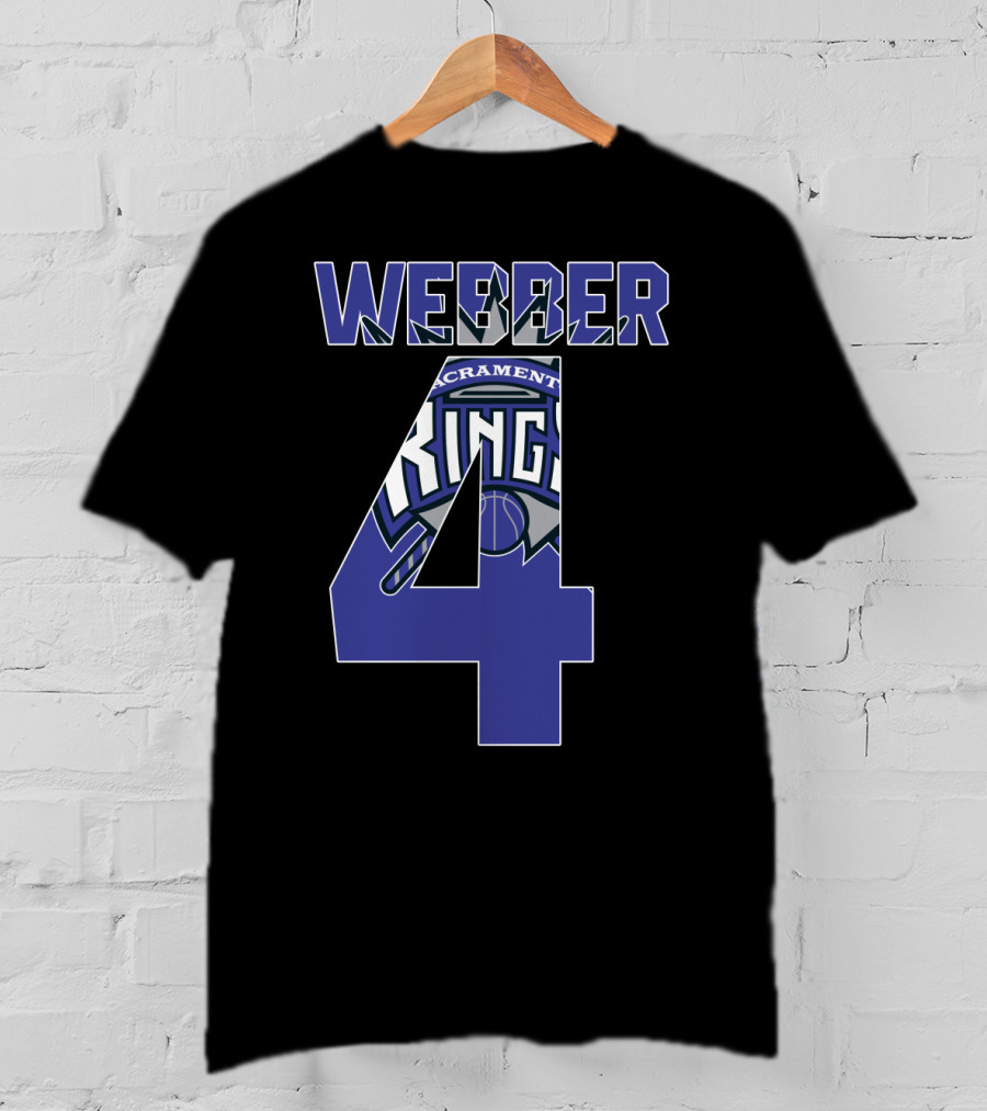 Sacramento Kings Chris Webber 4 Nba T-Shirt