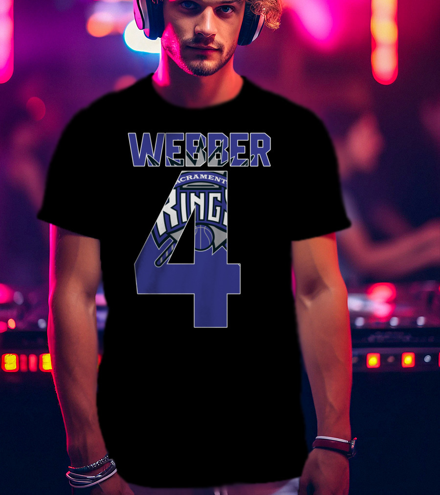 Sacramento Kings Chris Webber 4 Nba T-Shirt