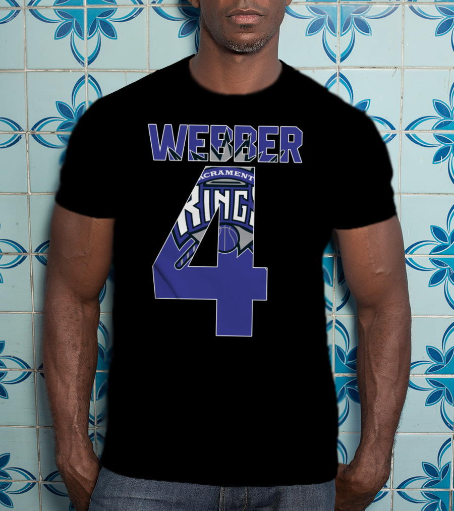Sacramento Kings Chris Webber 4 Nba T-Shirt