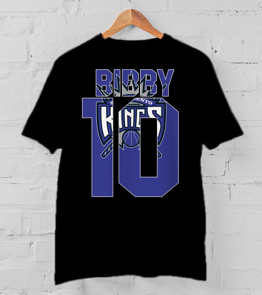 Sacramento Kings Mike Bibby 10 Nba Basketball Fan T-Shirt
