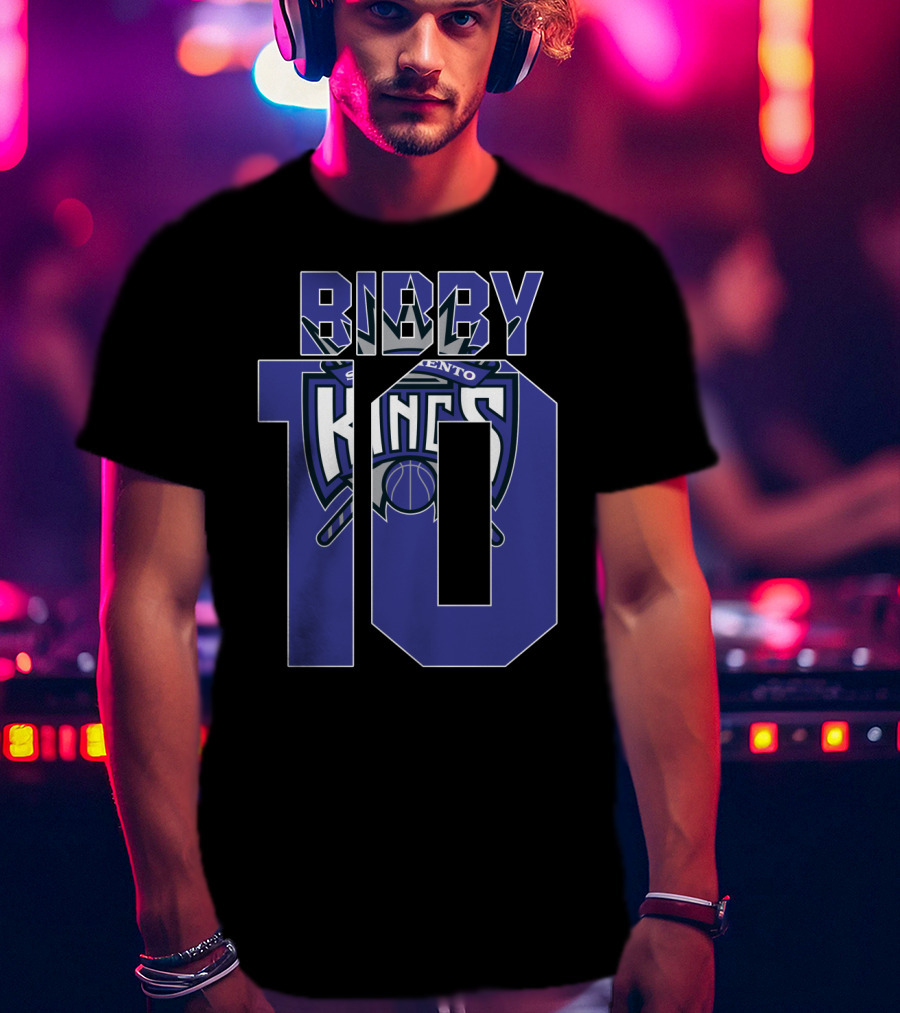 Sacramento Kings Mike Bibby 10 Nba Basketball Fan T-Shirt