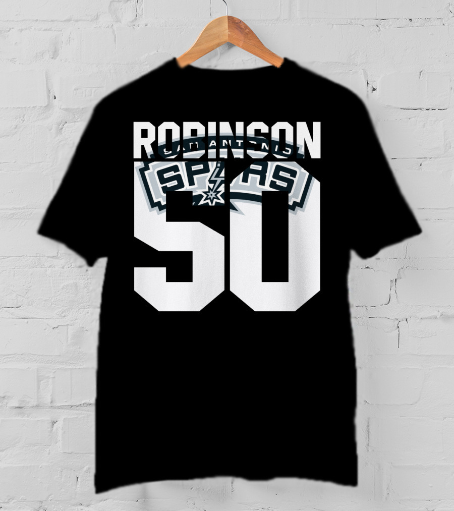 David Robinson 50 San Antonio Spurs Nba T-Shirt