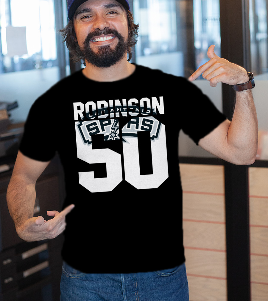 David Robinson 50 San Antonio Spurs Nba T-Shirt