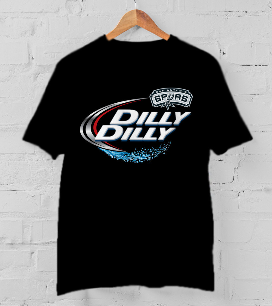 San Antonio Spurs Dilly Dilly Fans Logo And Splash T-Shirt