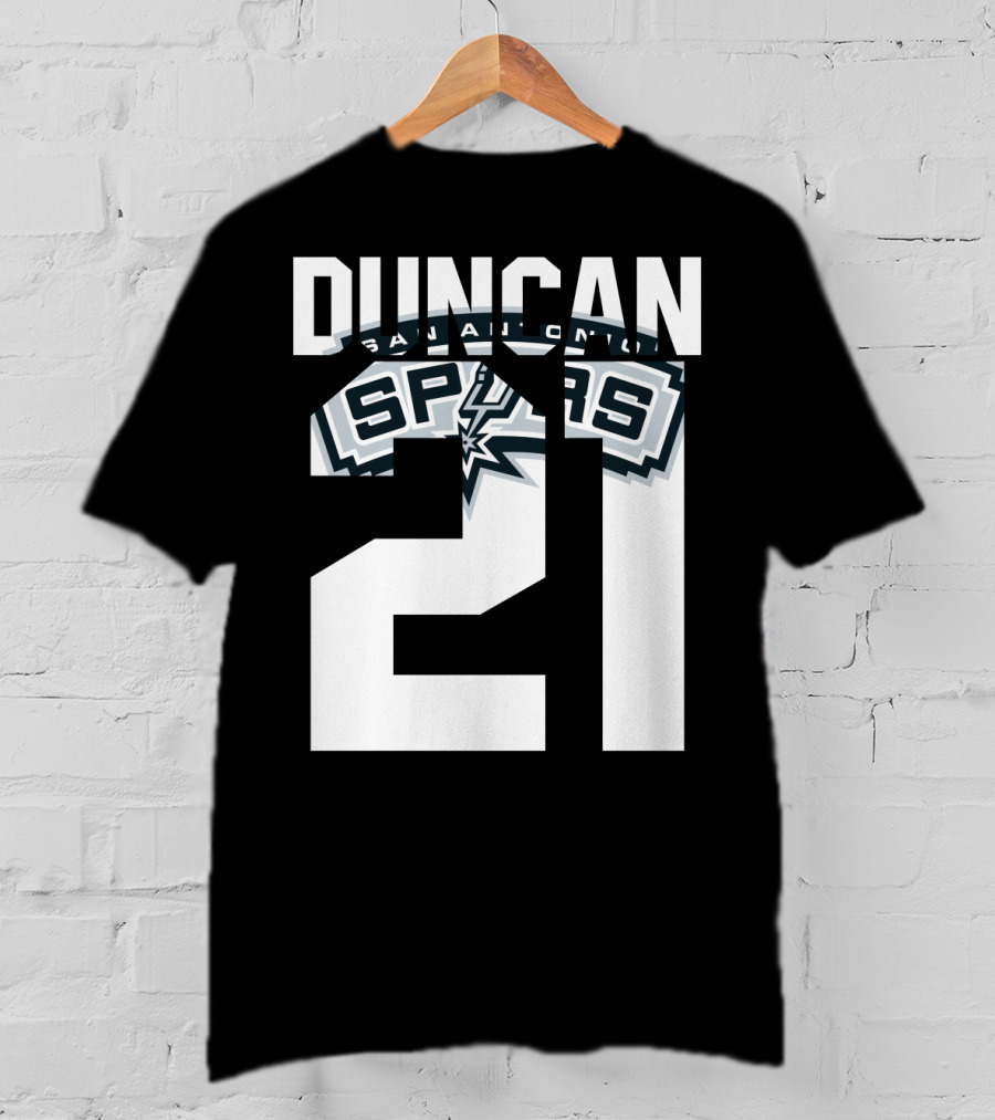 San Antonio Spurs Duncan 21 Nba T-Shirt