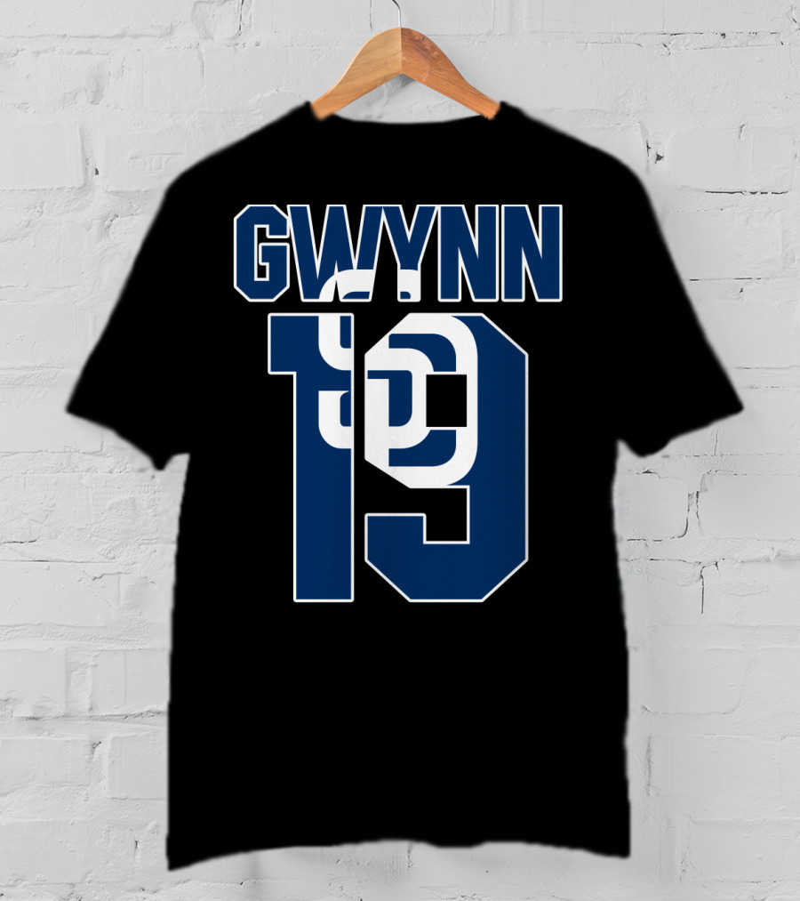 San Diego Padres Gwynn 19 Jersey T-Shirt