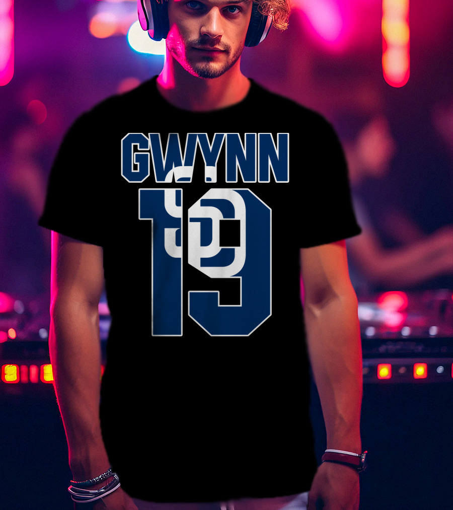 San Diego Padres Gwynn 19 Jersey T-Shirt