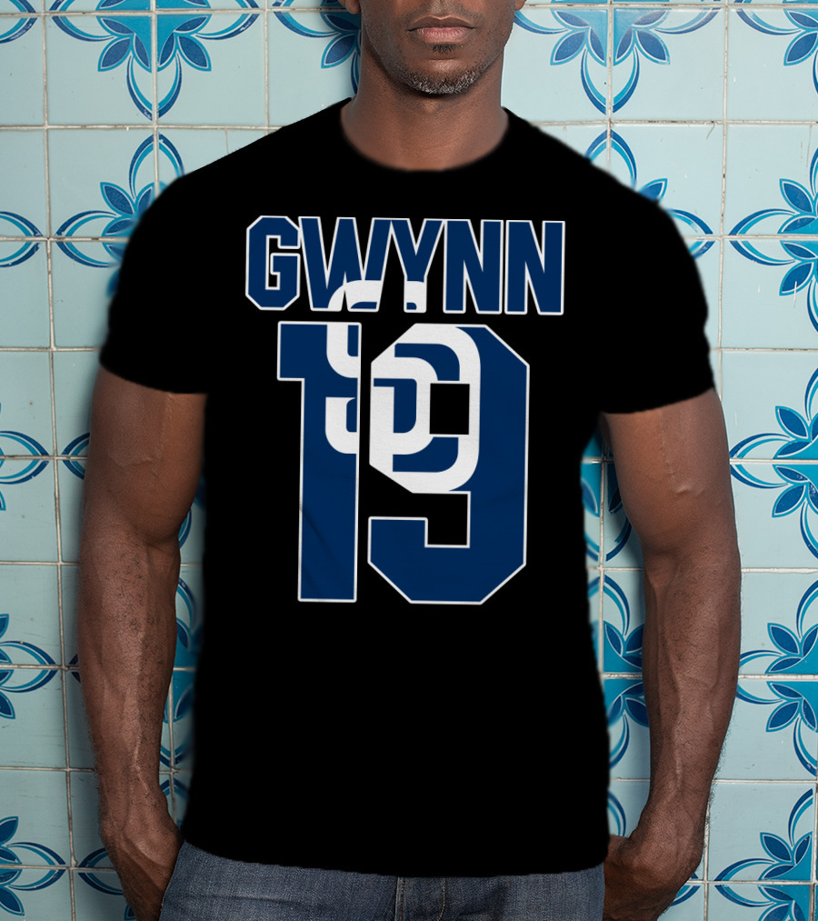 San Diego Padres Gwynn 19 Jersey T-Shirt