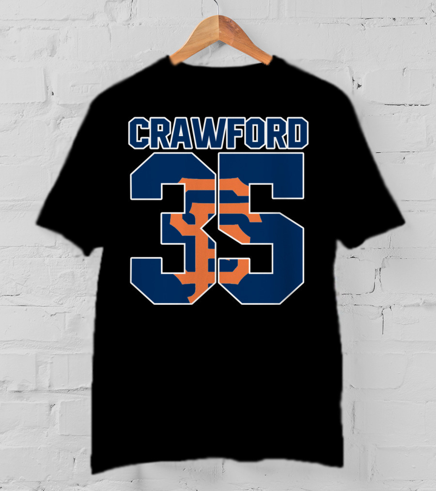 San Francisco Giants Brandon Crawford 35 T-Shirt