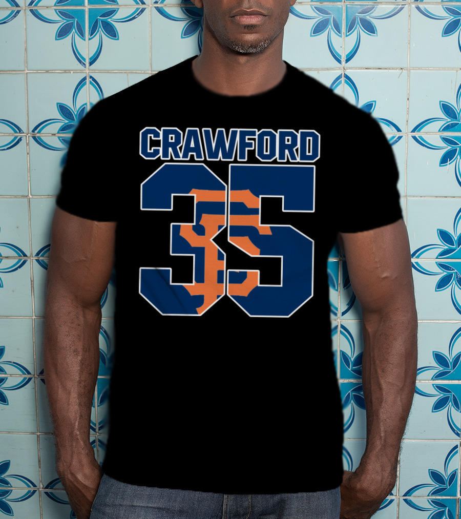 San Francisco Giants Brandon Crawford 35 T-Shirt
