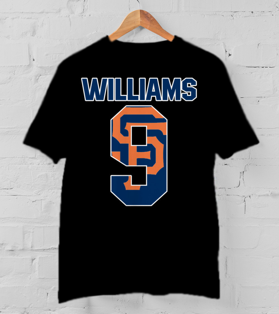 San Francisco Giants Williams 9 Baseball Player Jersey T-Shirt