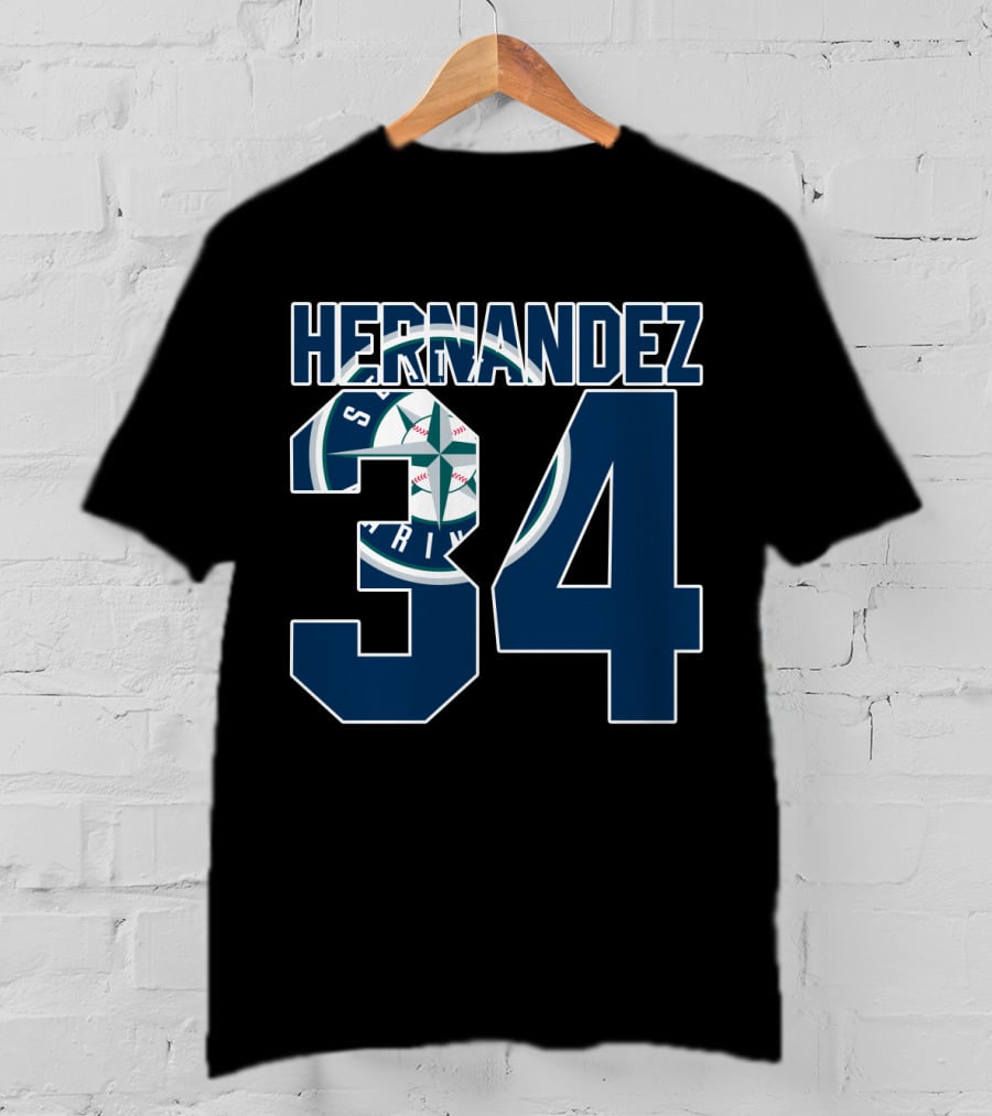 Seattle Mariners Hernandez 34 T-Shirt