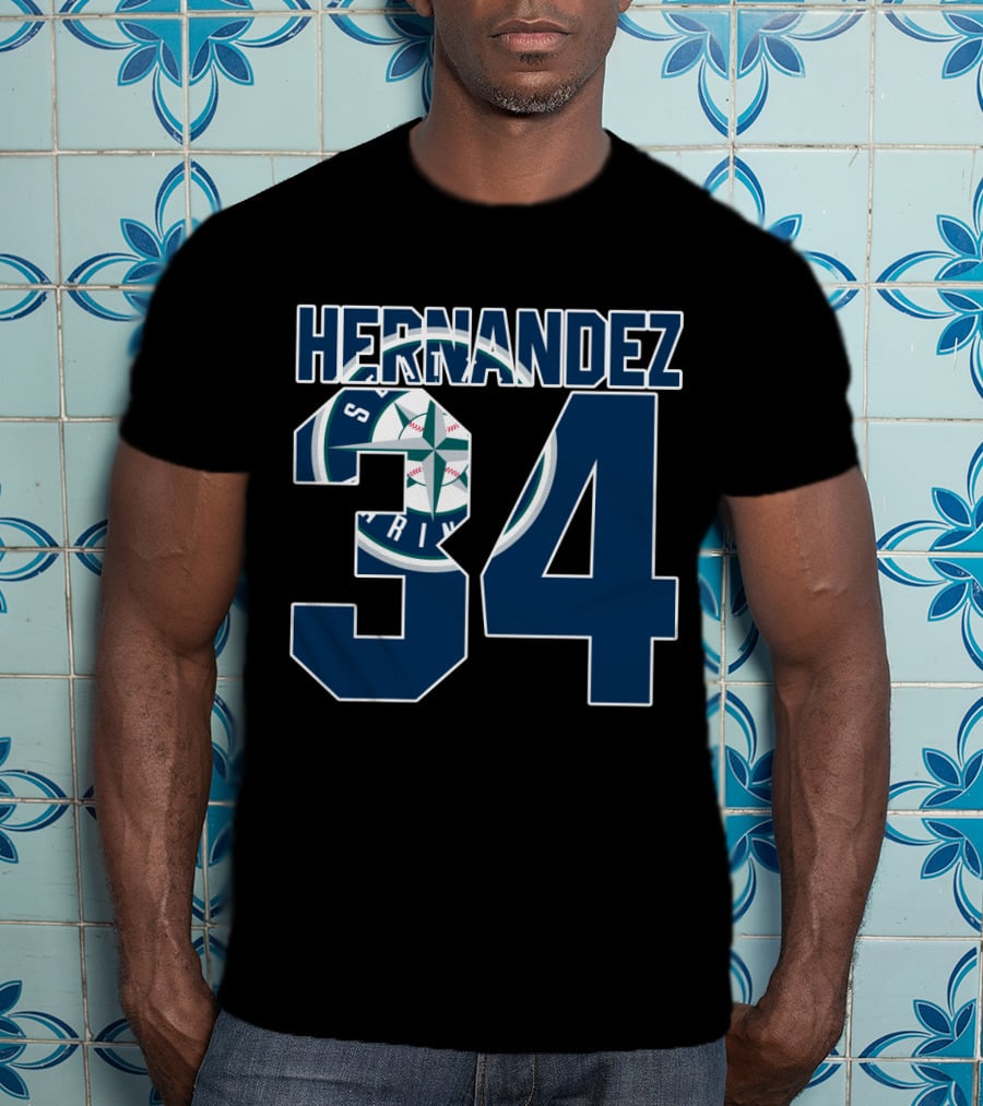 Seattle Mariners Hernandez 34 T-Shirt