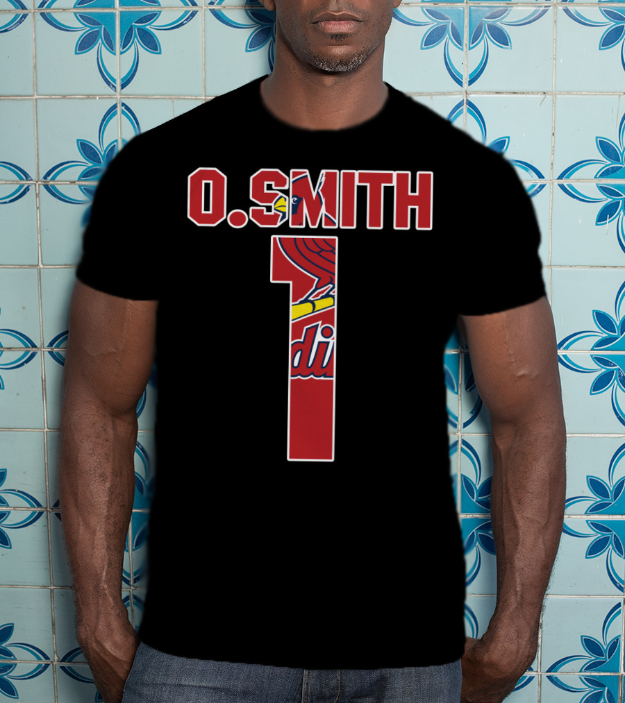 O. Smith 1 St. Louis Cardinals Jersey T-Shirt