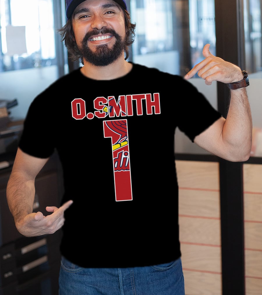 O. Smith 1 St. Louis Cardinals Jersey T-Shirt