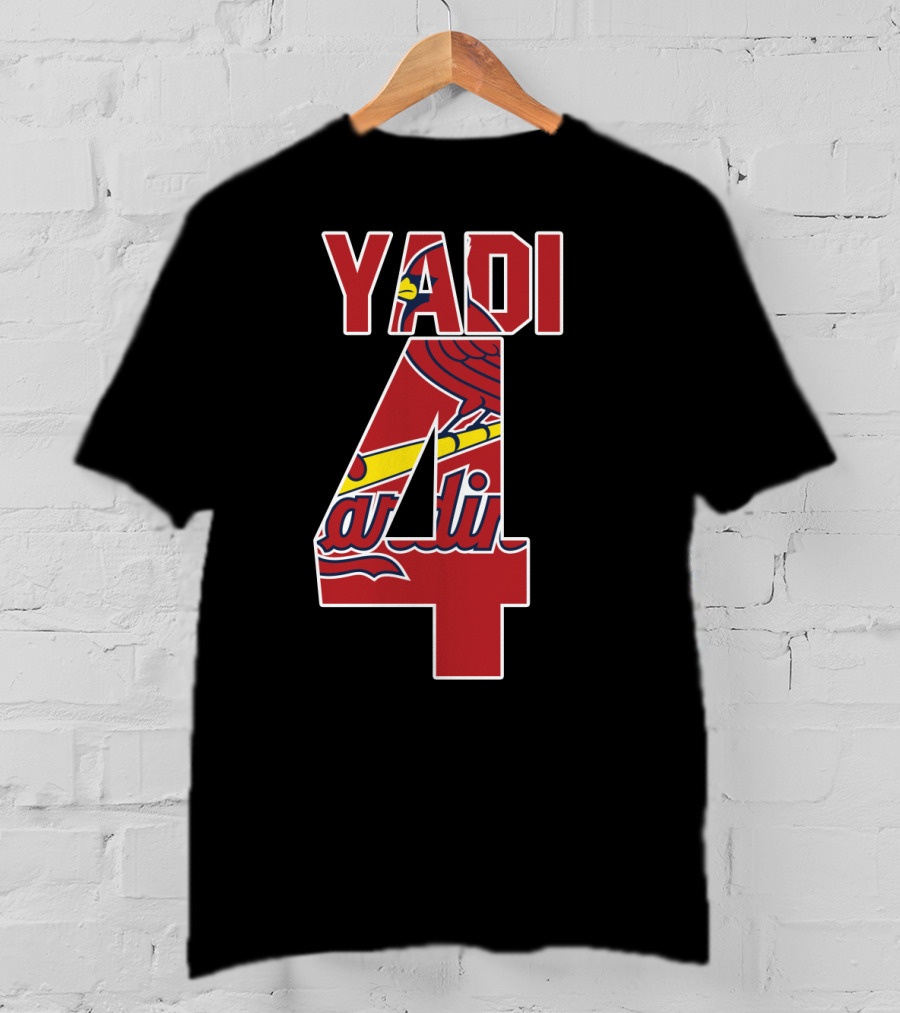St. Louis Cardinals Yadier Molina Yadi 4 Jersey T-Shirt
