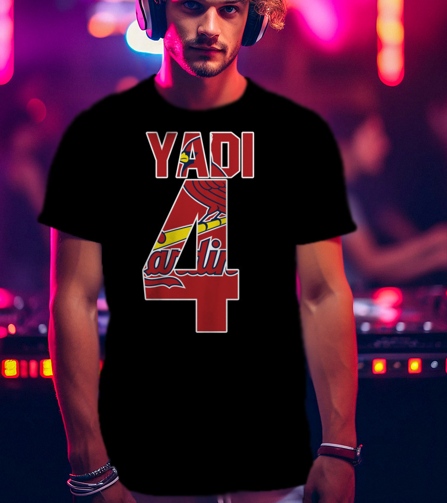 St. Louis Cardinals Yadier Molina Yadi 4 Jersey T-Shirt