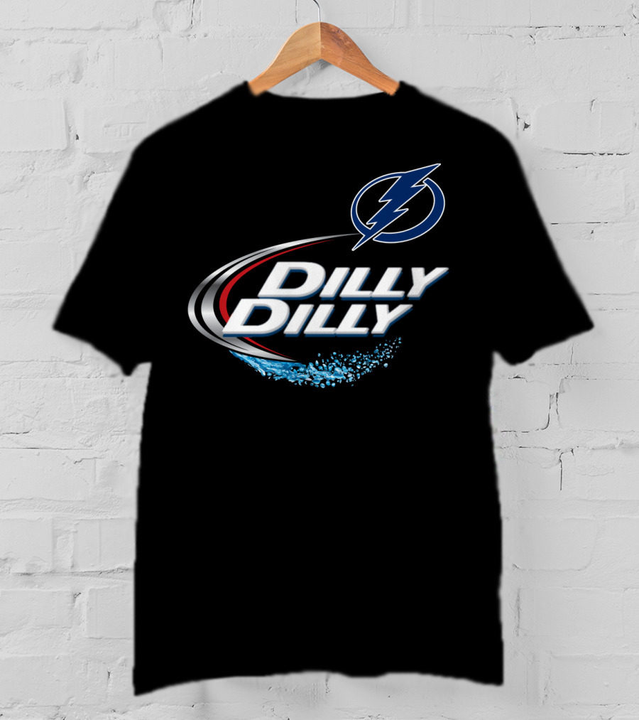 Tampa Bay Lightning Hockey Fan Dilly Dilly Slogan T-Shirt