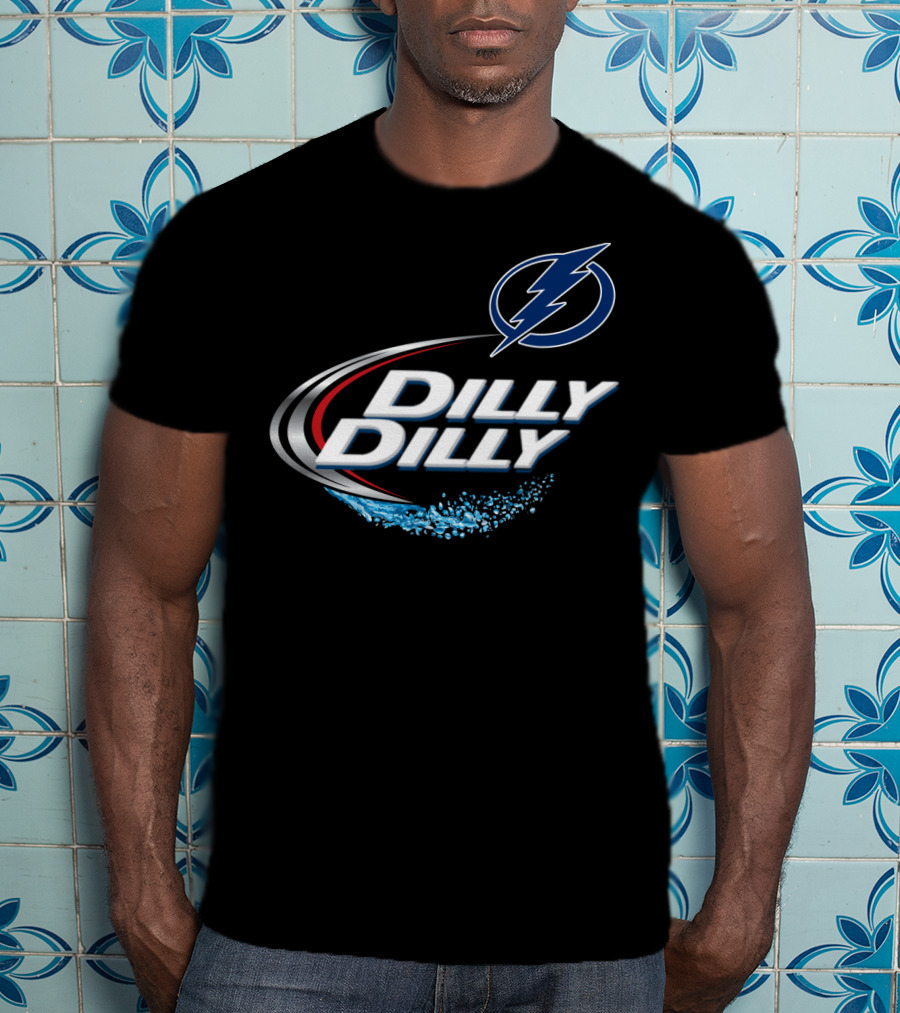 Tampa Bay Lightning Hockey Fan Dilly Dilly Slogan T-Shirt