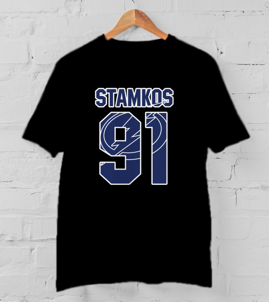 Tampa Bay Lightning Steve Stamkos 91 NHL Hockey T-Shirt