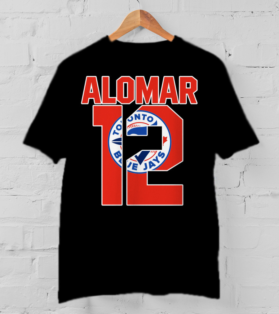 Toronto Blue Jays Alomar 12 Jersey T-Shirt