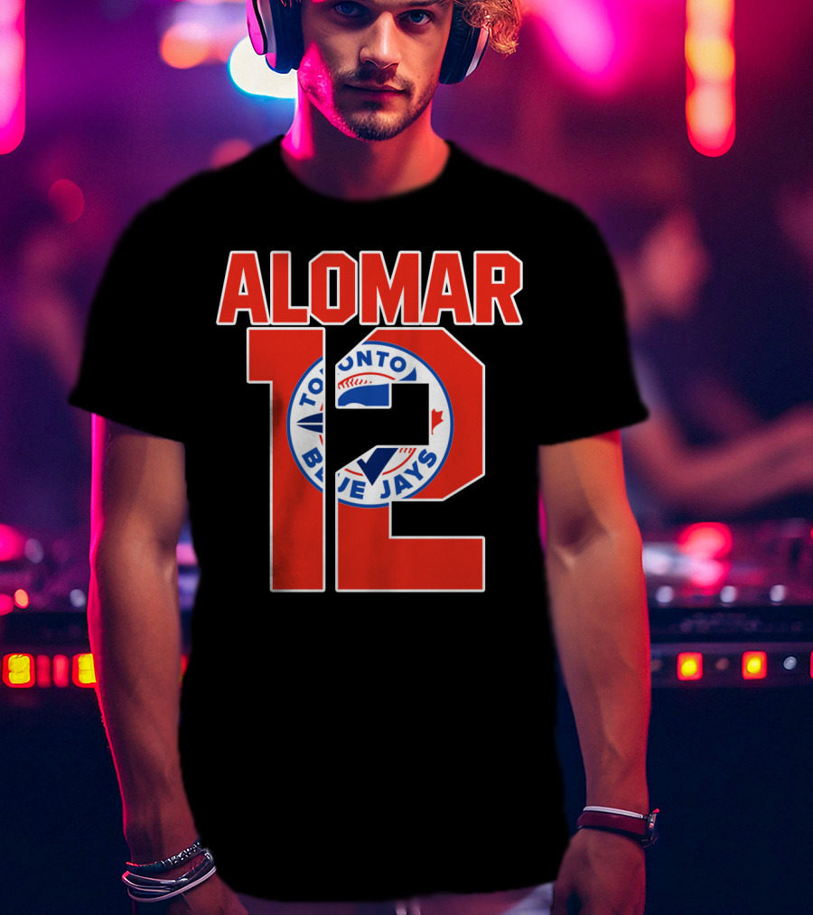 Toronto Blue Jays Alomar 12 Jersey T-Shirt