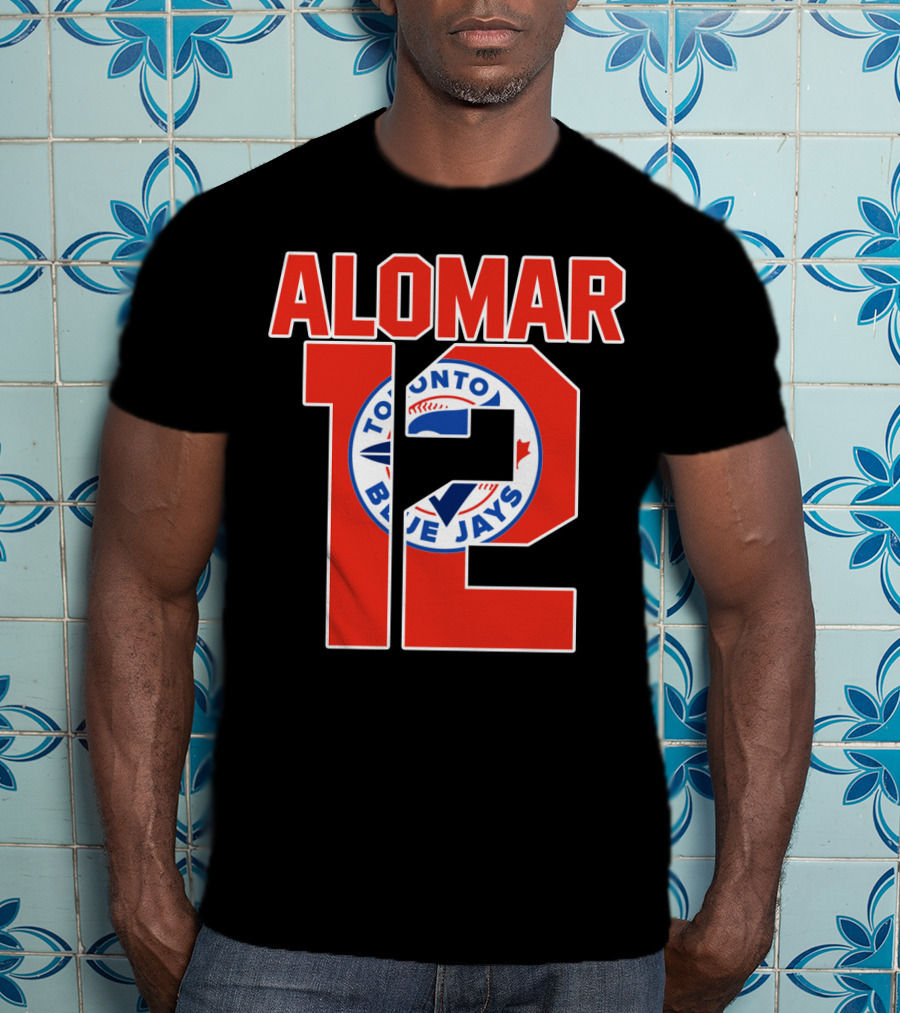 Toronto Blue Jays Alomar 12 Jersey T-Shirt