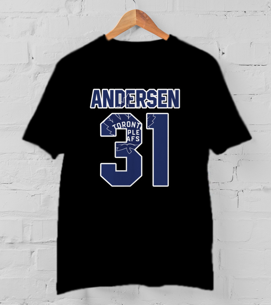 Toronto Maple Leafs Andersen 31 NHL T-Shirt