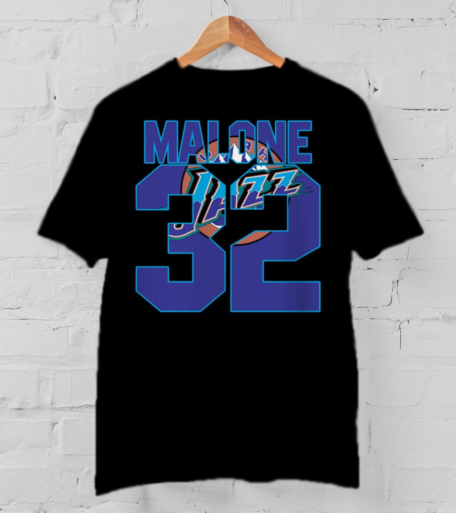 Utah Jazz Malone 32 Nba Basketball Classic T-Shirt