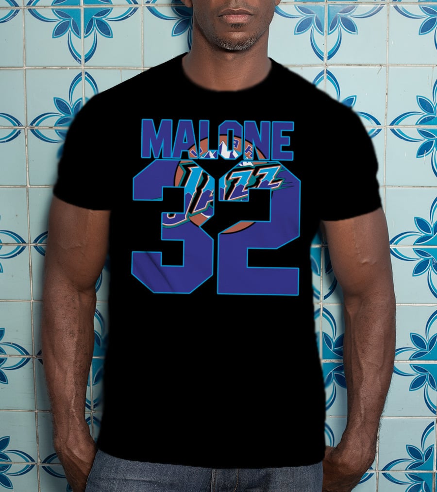 Utah Jazz Malone 32 Nba Basketball Classic T-Shirt
