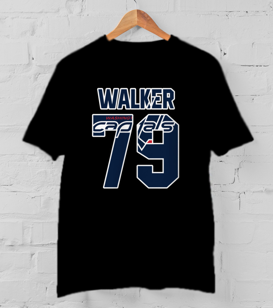 Washington Capitals Nathan Walker 79 NHL T-Shirt