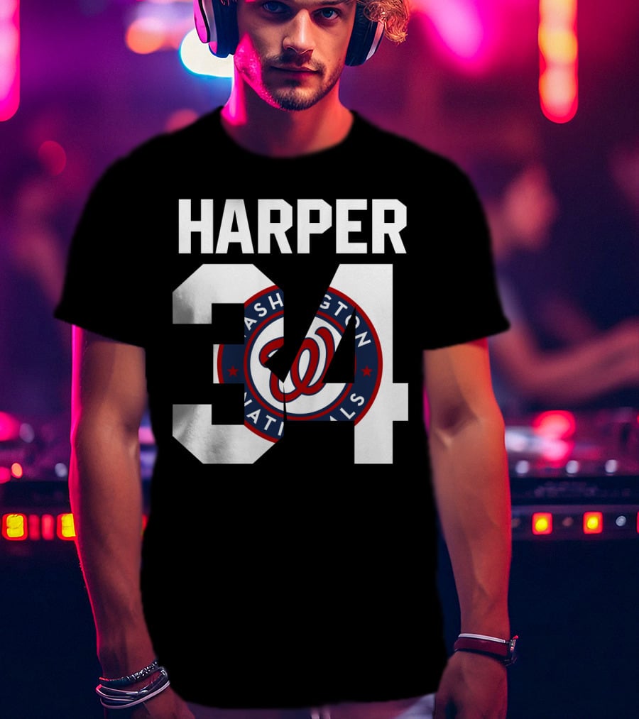 Harper 34 Washington Nationals T-Shirt