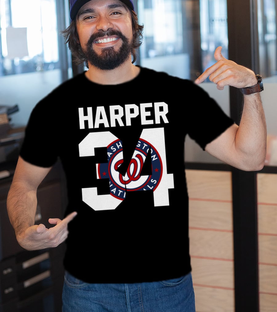 Harper 34 Washington Nationals T-Shirt
